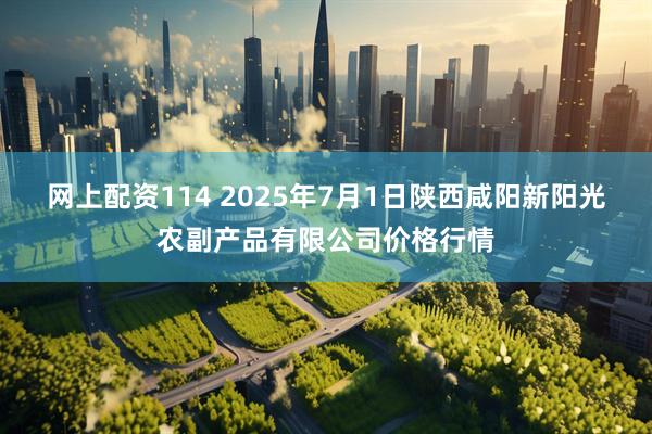 网上配资114 2025年7月1日陕西咸阳新阳光农副产品有限公司价格行情