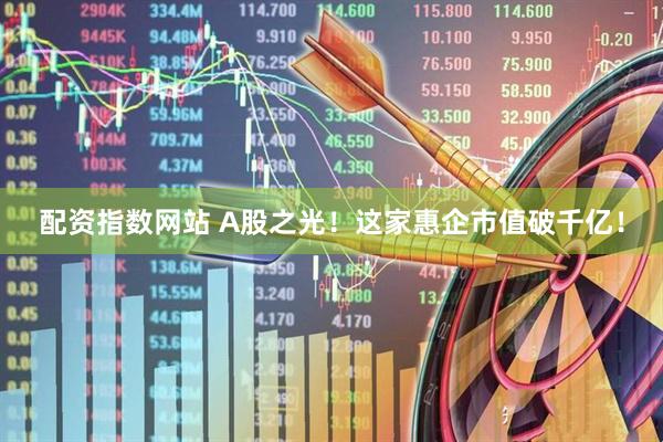 配资指数网站 A股之光！这家惠企市值破千亿！